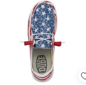 American Flag Women’s Hey Dudes